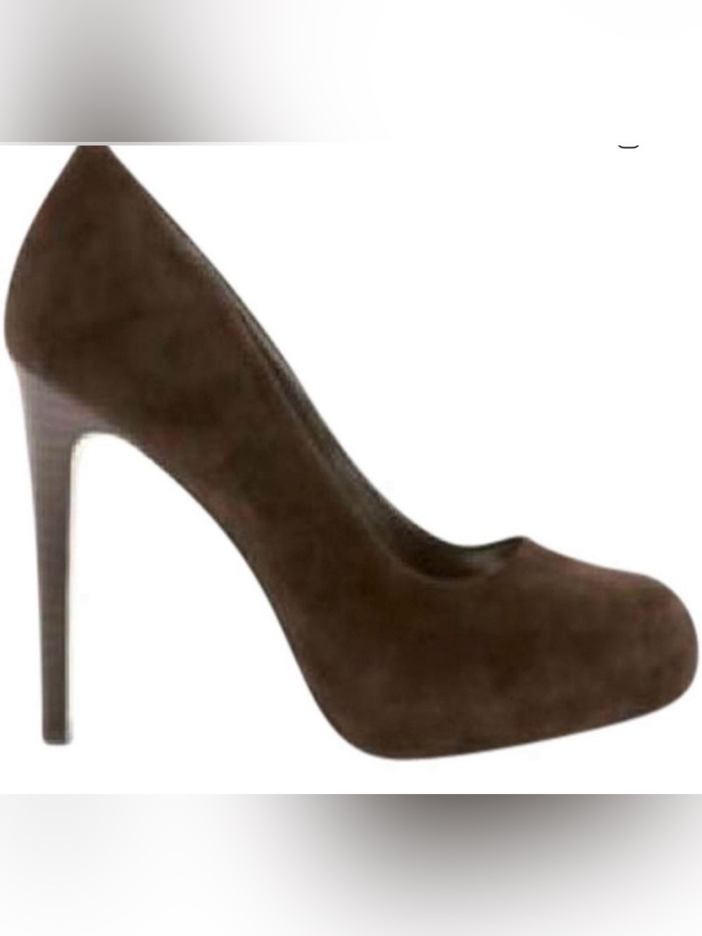 NIB Banana Republic Elegant Chocolate Brown Suede Pumps --‎ 10